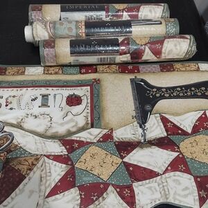 4 Rolls Imperial Leslie Beck Sewing Quilting Wallpaper Border  Prepasted 172901